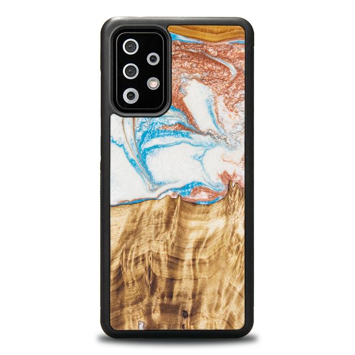 Samsung Galaxy A72 5G Handyhülle aus Harz und Holz - SYNERGY#47