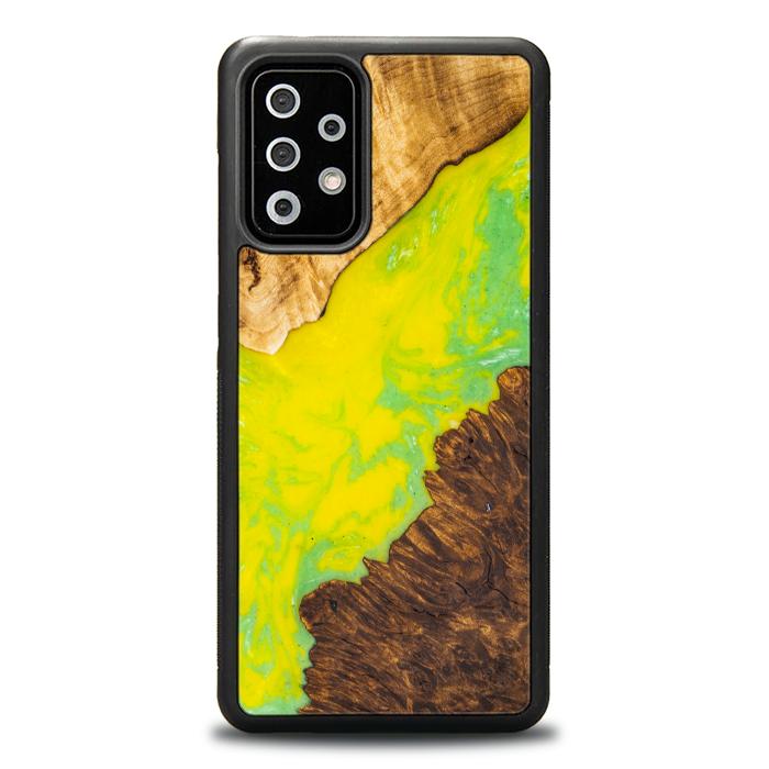 Samsung Galaxy A72 5G Handyhülle aus Harz und Holz - SYNERGY#A12