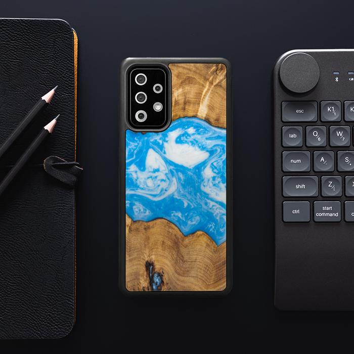 Samsung Galaxy A72 5G Handyhülle aus Harz und Holz - SYNERGY#A32