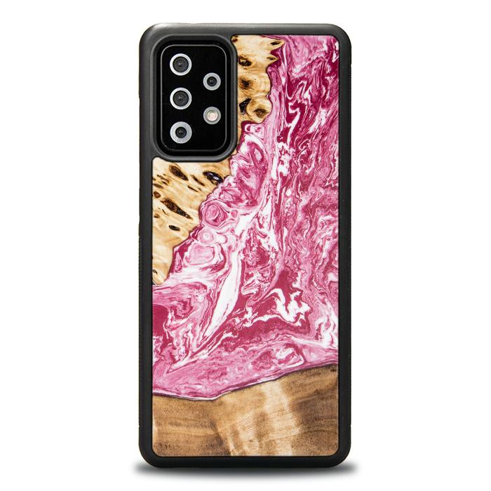 Samsung Galaxy A72 5G Handyhülle aus Harz und Holz - SYNERGY#A99