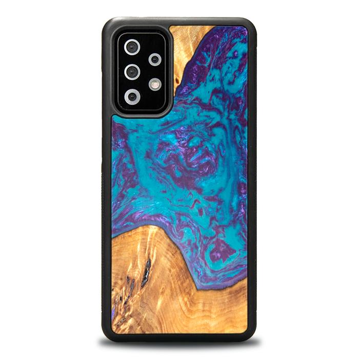 Samsung Galaxy A72 5G Handyhülle aus Harz und Holz - SYNERGY#B25