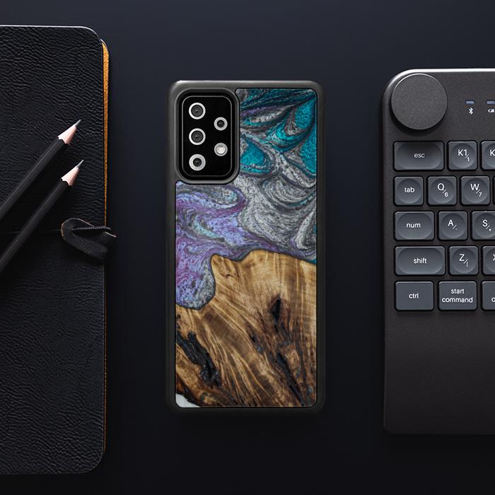 Samsung Galaxy A72 5G Handyhülle aus Harz und Holz - SYNERGY#C47