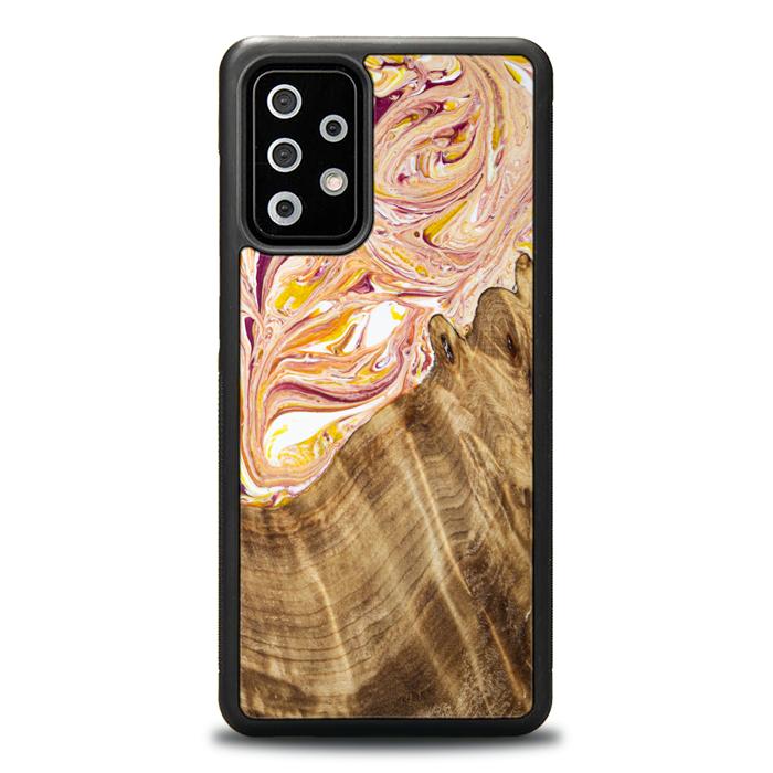 Samsung Galaxy A72 5G Handyhülle aus Harz und Holz - SYNERGY#C48