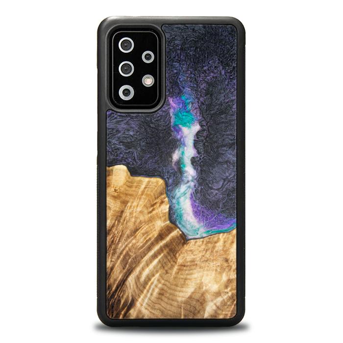 Samsung Galaxy A72 5G Handyhülle aus Harz und Holz - SYNERGY#C7