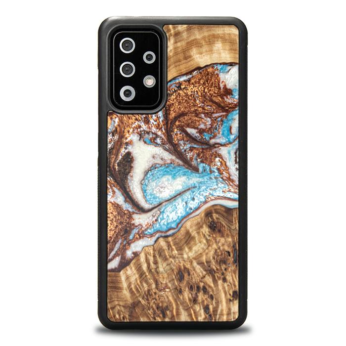 Samsung Galaxy A72 5G Handyhülle aus Harz und Holz - Synergy#B11