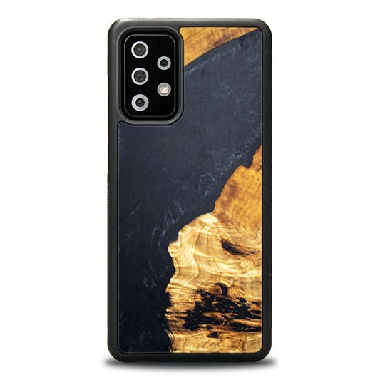 Samsung Galaxy A72 5G Handyhülle aus Harz und Holz - Synergy#B18