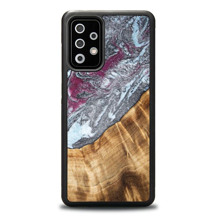 Samsung Galaxy A72 5G Handyhülle aus Harz und Holz - Synergy#C12
