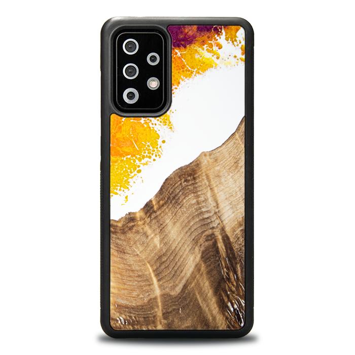 Samsung Galaxy A72 5G Handyhülle aus Harz und Holz - Synergy#C28