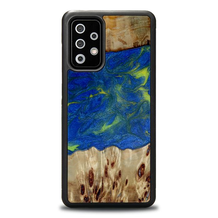 Samsung Galaxy A72 5G Handyhülle aus Harz und Holz - Synergy#D102