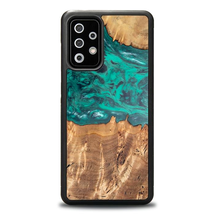 Samsung Galaxy A72 5G Handyhülle aus Harz und Holz - Synergy#D112
