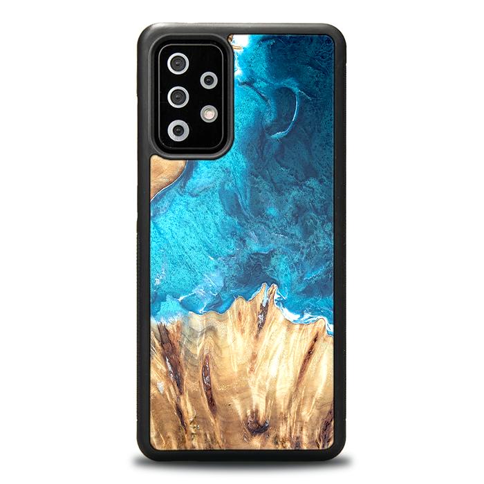 Samsung Galaxy A72 5G Handyhülle aus Harz und Holz - Synergy#D115