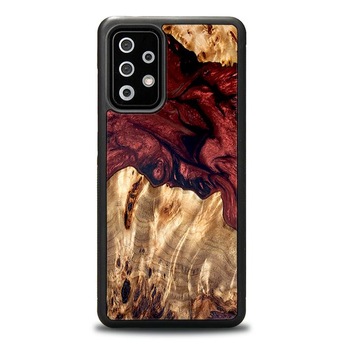 Samsung Galaxy A72 5G Handyhülle aus Harz und Holz - Synergy#D121