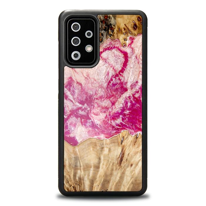 Samsung Galaxy A72 5G Handyhülle aus Harz und Holz - Synergy#D123