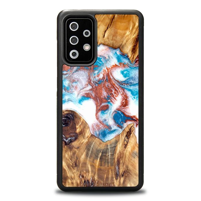 Samsung Galaxy A72 5G Handyhülle aus Harz und Holz - Synergy#D125