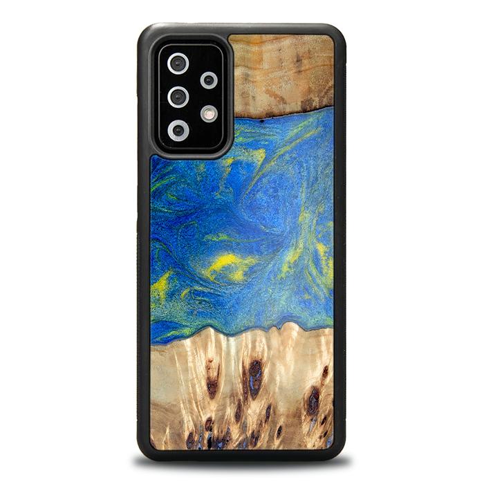 Samsung Galaxy A72 5G Handyhülle aus Harz und Holz - Synergy#D128