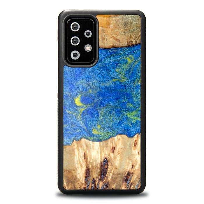 Samsung Galaxy A72 5G Handyhülle aus Harz und Holz - Synergy#D131