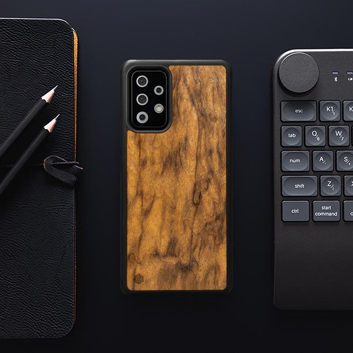 Samsung Galaxy A73 5G Handyhülle aus Holz - Imbuia