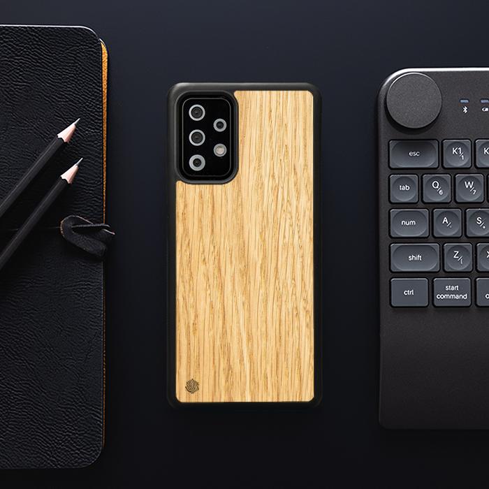 Samsung Galaxy A73 5G Handyhülle aus Holz - Eiche