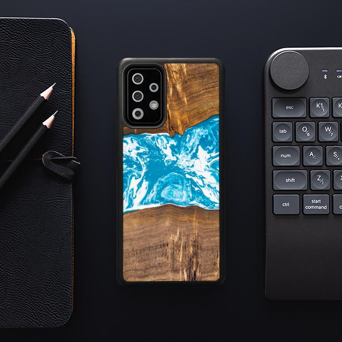 Samsung Galaxy A73 5G Handyhülle aus Harz und Holz - SYNERGY#A7