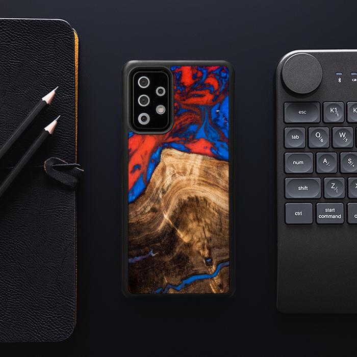 Samsung Galaxy A73 5G Handyhülle aus Harz und Holz - SYNERGY#A82