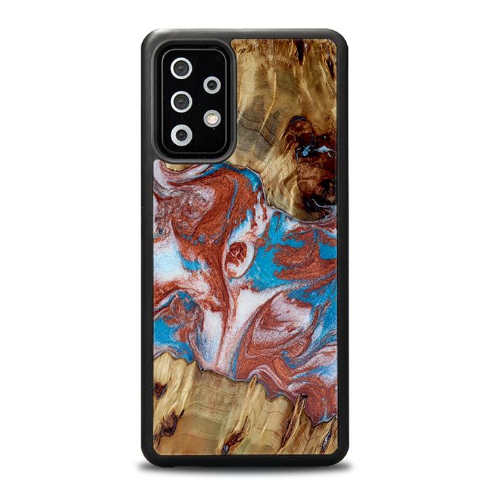 Samsung Galaxy A73 5G Handyhülle aus Harz und Holz - Synergy#D103