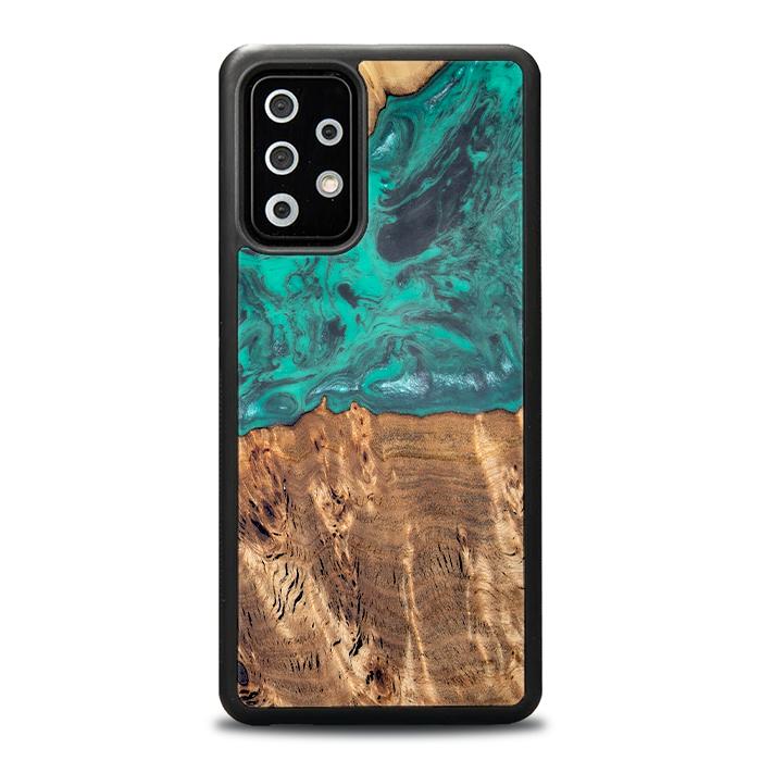 Samsung Galaxy A73 5G Handyhülle aus Harz und Holz - Synergy#D108