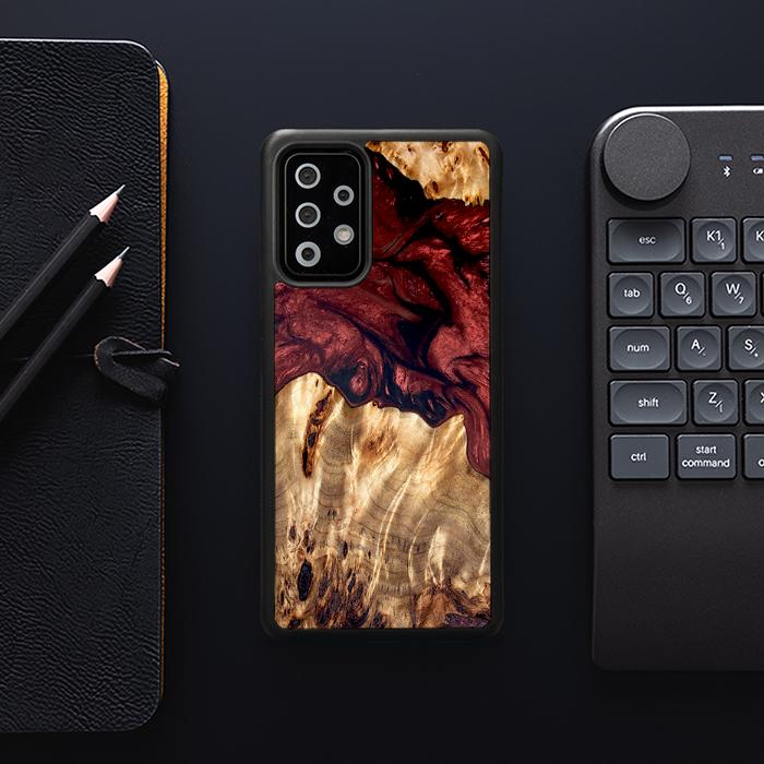 Samsung Galaxy A73 5G Handyhülle aus Harz und Holz - Synergy#D121