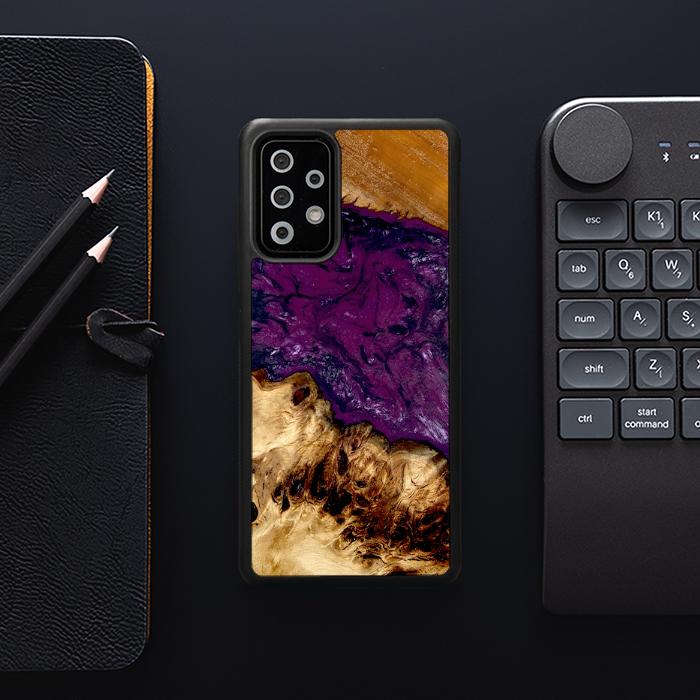 Samsung Galaxy A73 5G Handyhülle aus Harz und Holz - Synergy#D134