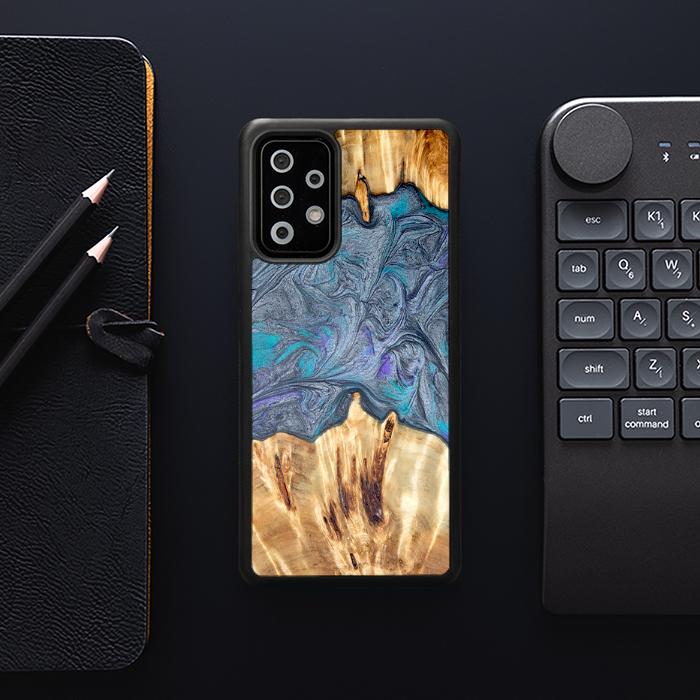 Samsung Galaxy A73 5G Handyhülle aus Harz und Holz - Synergy#D135
