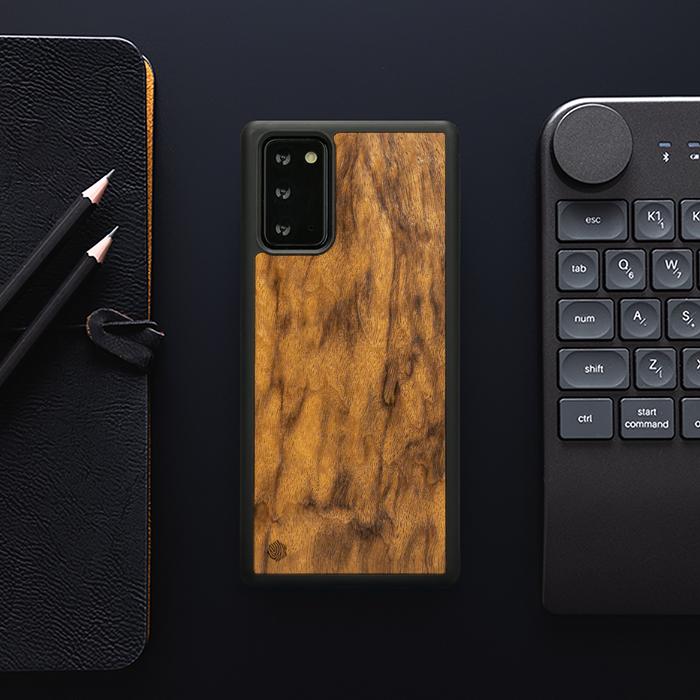 Samsung Galaxy NOTE 20 Handyhülle aus Holz - Imbuia