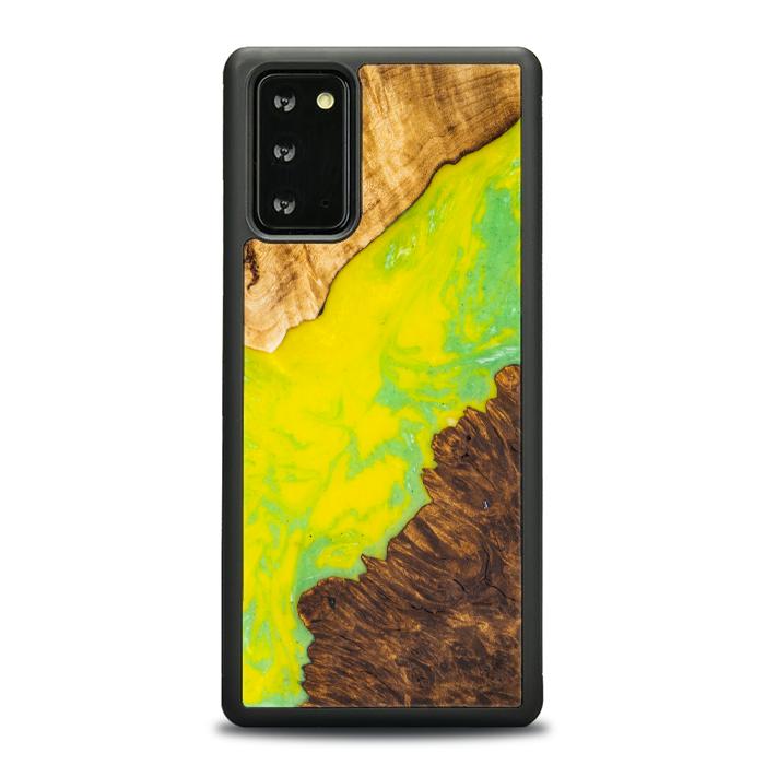 Samsung Galaxy NOTE 20 Handyhülle aus Harz und Holz - SYNERGY#A12
