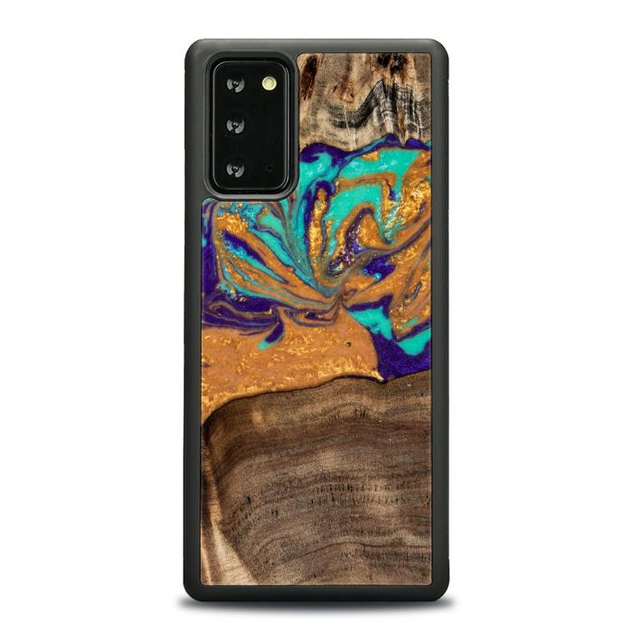 Samsung Galaxy NOTE 20 Handyhülle aus Harz und Holz - SYNERGY#A122