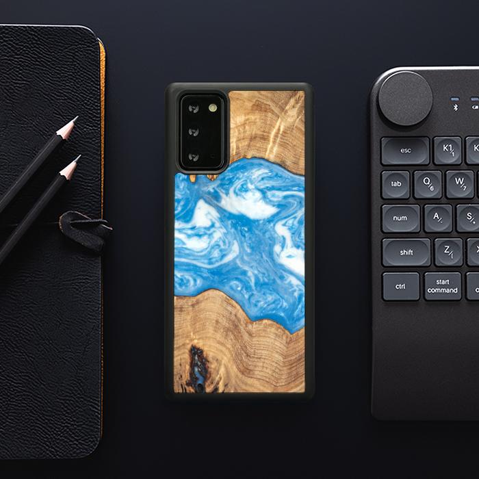 Samsung Galaxy NOTE 20 Handyhülle aus Harz und Holz - SYNERGY#B03