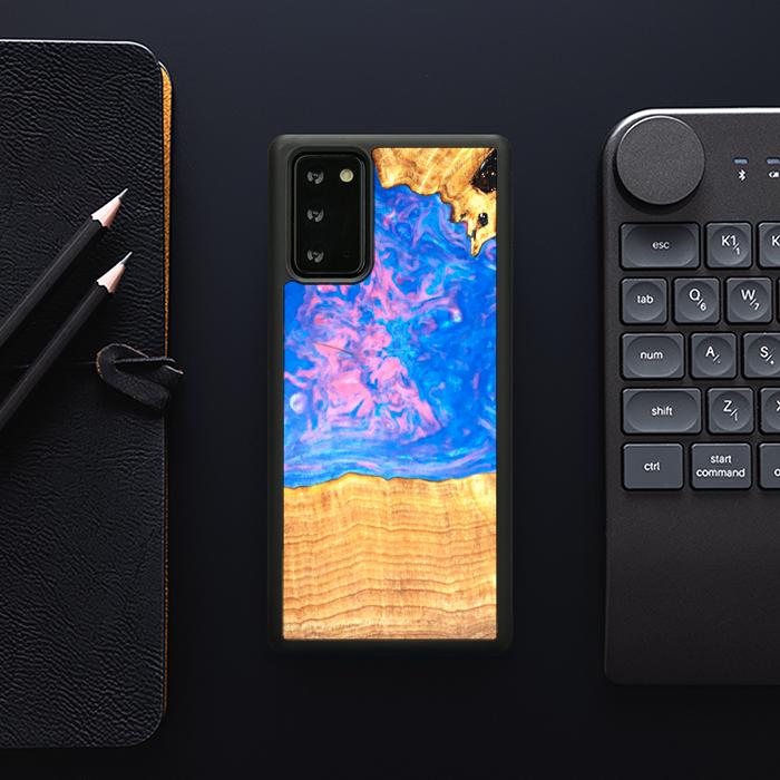 Samsung Galaxy NOTE 20 Handyhülle aus Harz und Holz - SYNERGY#B23