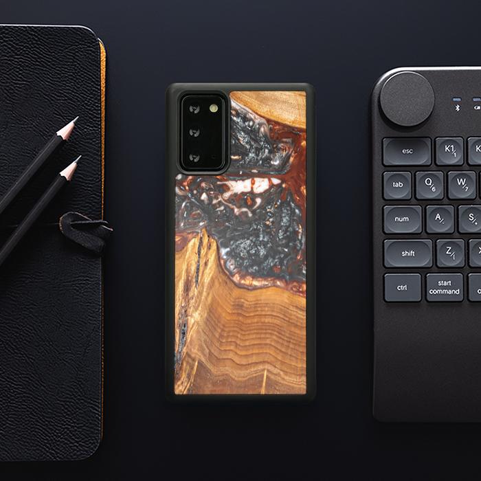 Samsung Galaxy NOTE 20 Handyhülle aus Harz und Holz - SYNERGY#B37