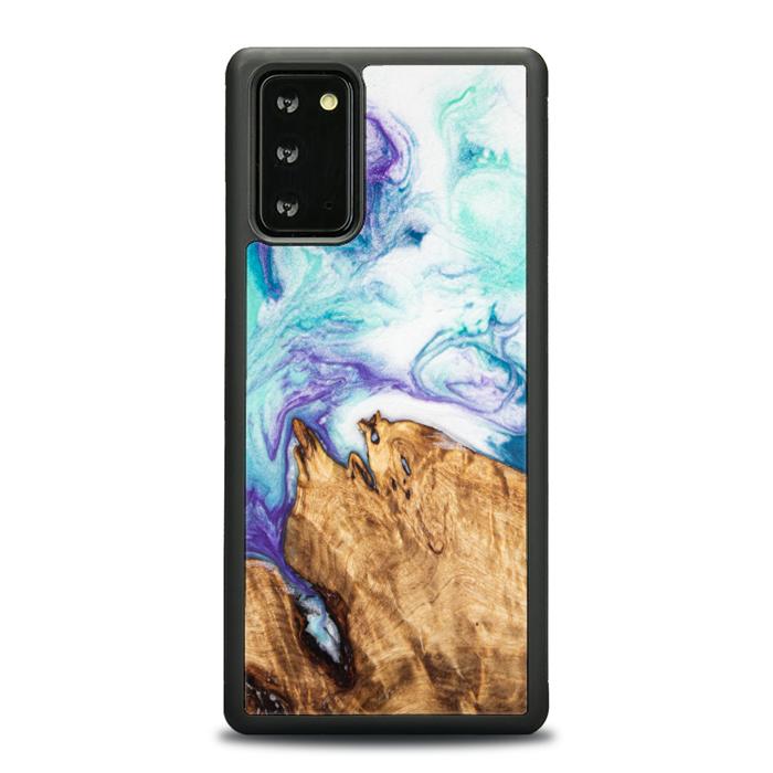 Samsung Galaxy NOTE 20 Handyhülle aus Harz und Holz - SYNERGY#C17