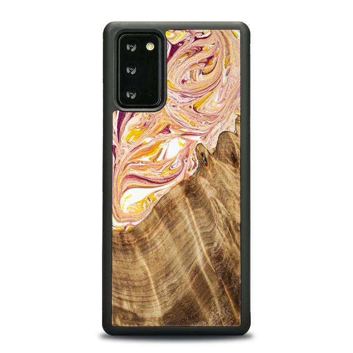Samsung Galaxy NOTE 20 Handyhülle aus Harz und Holz - SYNERGY#C48
