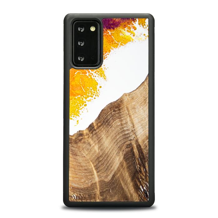 Samsung Galaxy NOTE 20 Handyhülle aus Harz und Holz - Synergy#C28