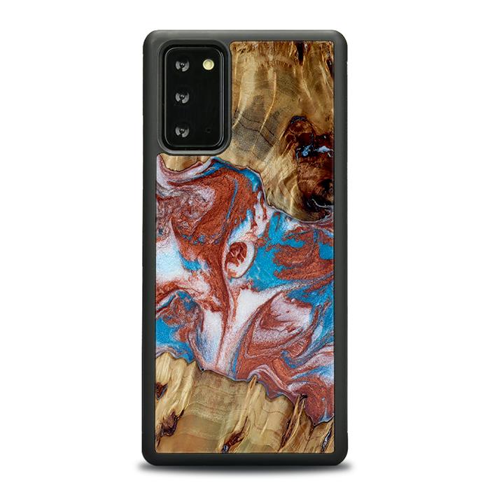 Samsung Galaxy NOTE 20 Handyhülle aus Harz und Holz - Synergy#D103