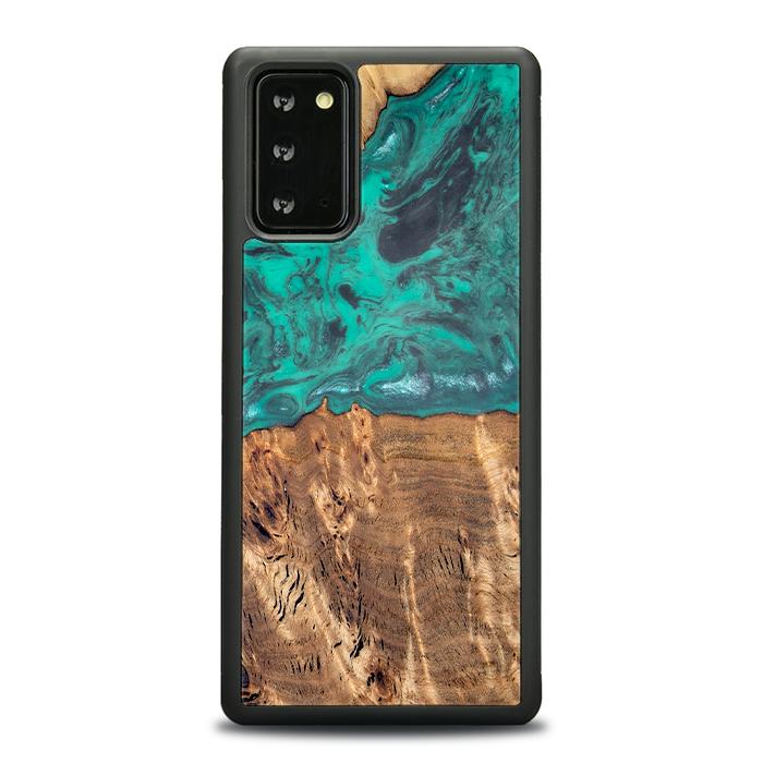 Samsung Galaxy NOTE 20 Handyhülle aus Harz und Holz - Synergy#D108