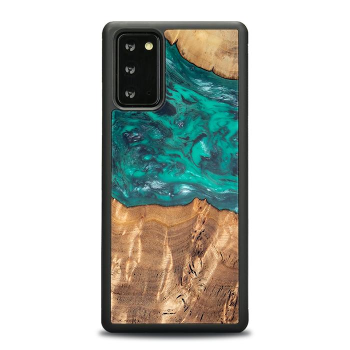 Samsung Galaxy NOTE 20 Handyhülle aus Harz und Holz - Synergy#D109