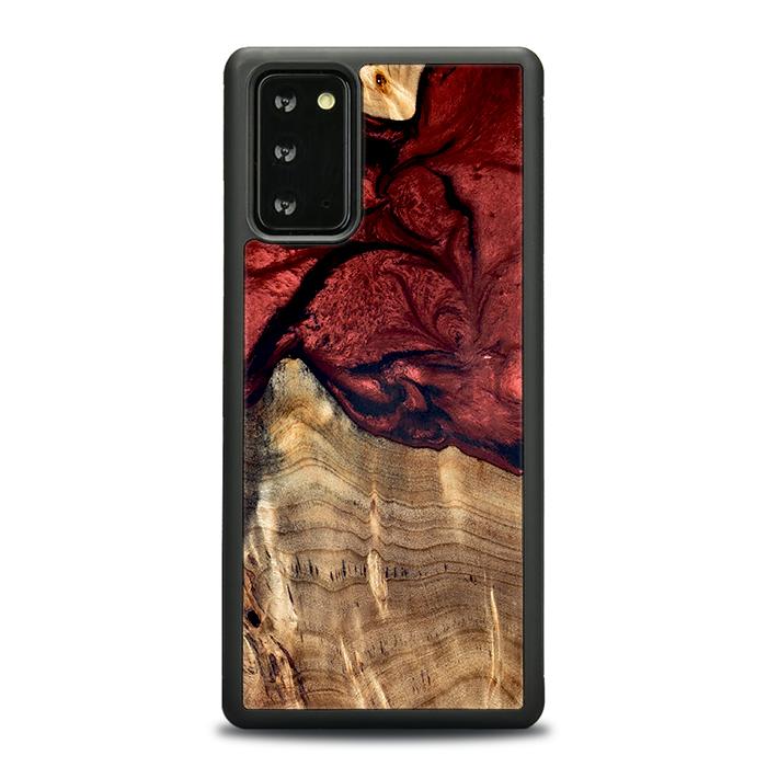 Samsung Galaxy NOTE 20 Handyhülle aus Harz und Holz - Synergy#D122