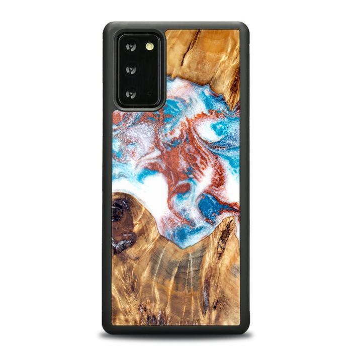 Samsung Galaxy NOTE 20 Handyhülle aus Harz und Holz - Synergy#D125