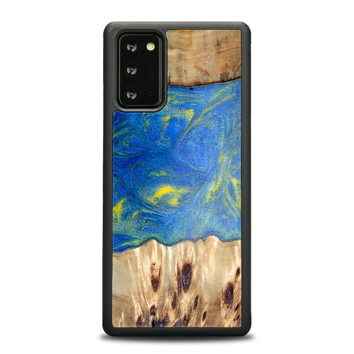 Samsung Galaxy NOTE 20 Handyhülle aus Harz und Holz - Synergy#D128