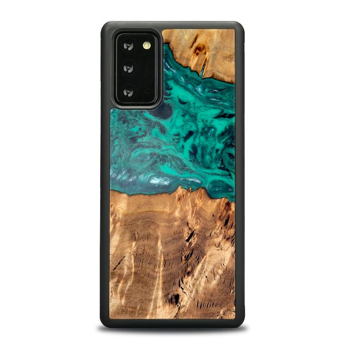 Samsung Galaxy NOTE 20 Handyhülle aus Harz und Holz - Synergy#D133