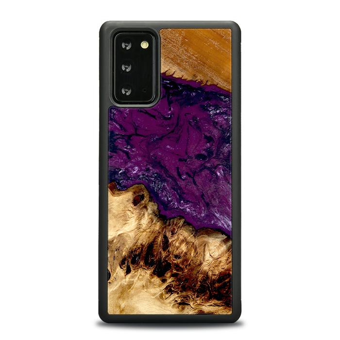 Samsung Galaxy NOTE 20 Handyhülle aus Harz und Holz - Synergy#D134