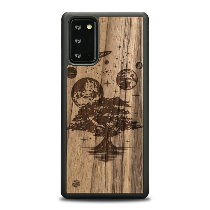 Samsung Galaxy NOTE 20 Handyhülle aus Holz - Galactic Garden