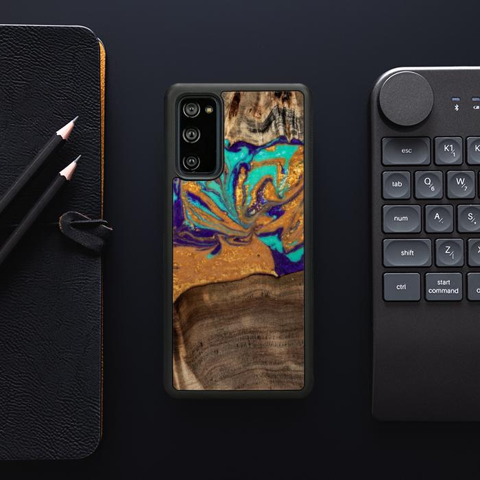 Samsung Galaxy S20 FE Handyhülle aus Harz und Holz - SYNERGY#A122