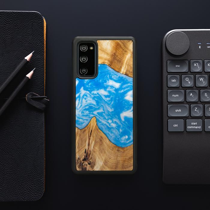 Samsung Galaxy S20 FE Handyhülle aus Harz und Holz - SYNERGY#A26