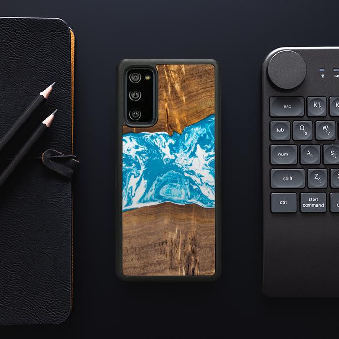 Samsung Galaxy S20 FE Handyhülle aus Harz und Holz - SYNERGY#A7